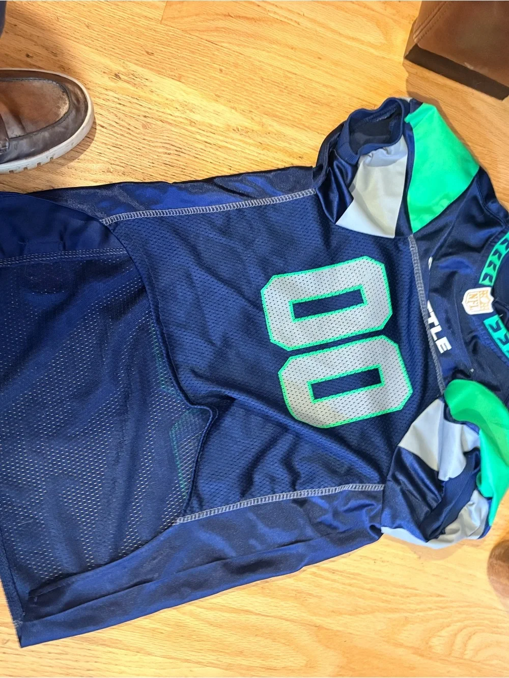 Seattle Seahawks Dog Jersey Size XXL (approx 10 lb dog),